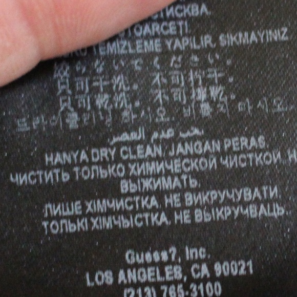 Guess, Faux leather strapless dress removable straps....... - Picture 4 of 12